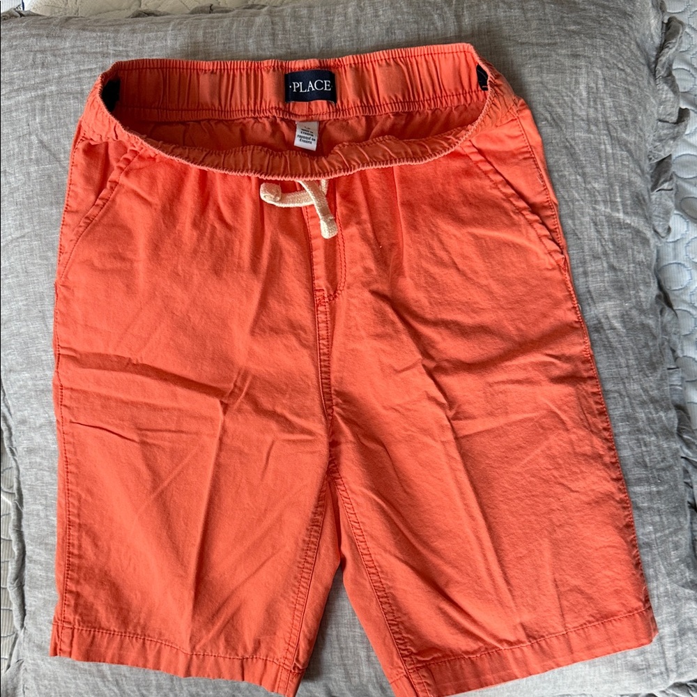 Children’s Place BoysVibrant Orange Flat Front Shorts